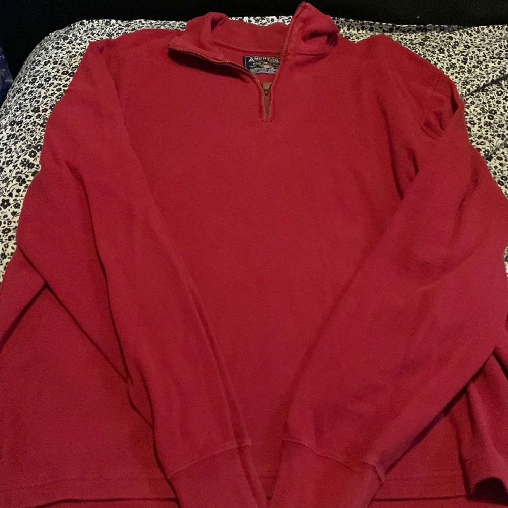 Red pullover